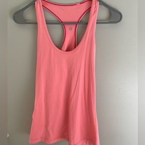 lululemon light pink tank